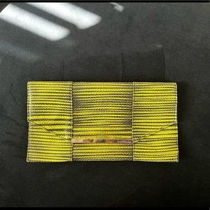 BcbgMaxAzria Snake Leather Clutch